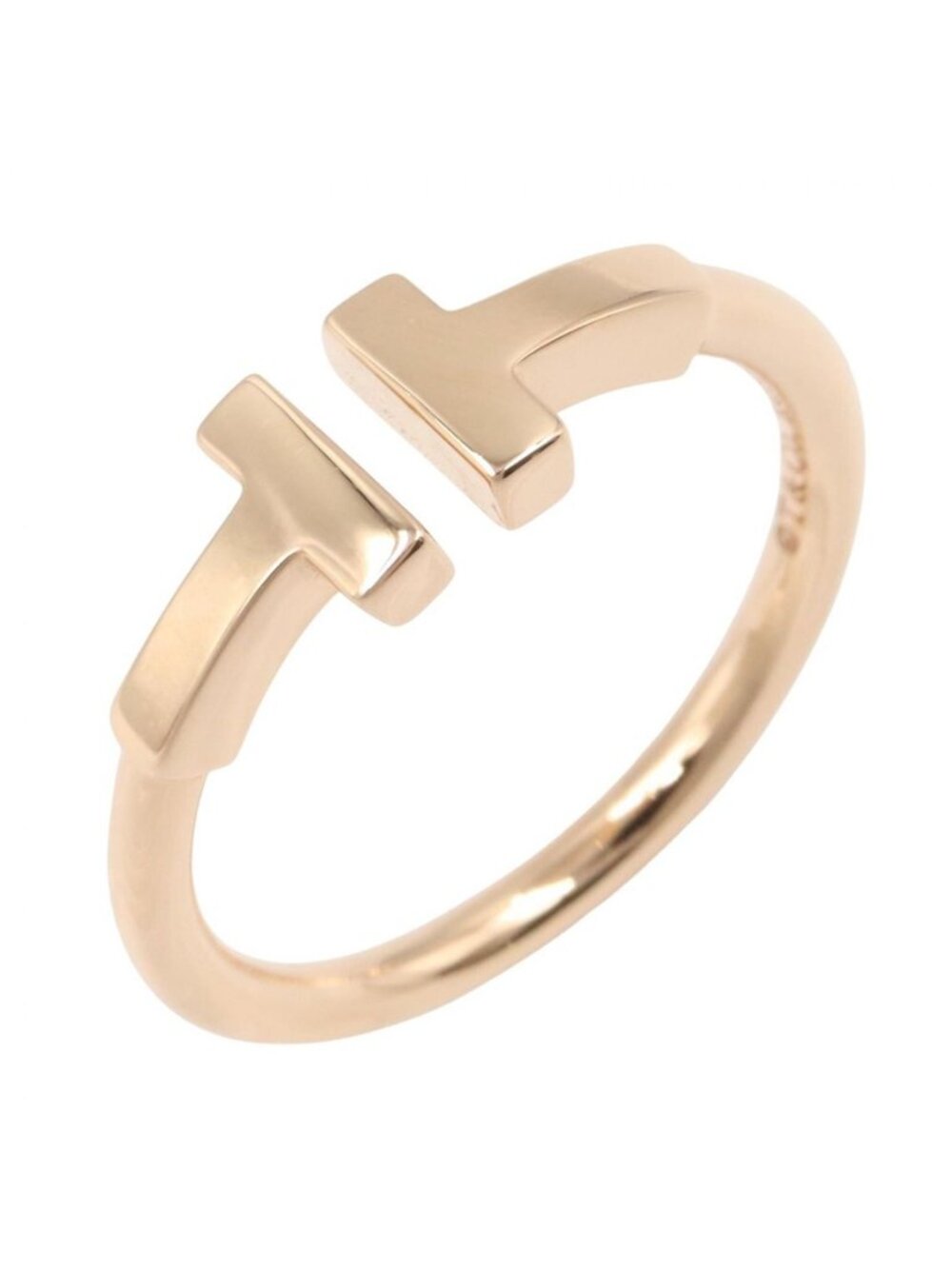 Tiffany & Co Ring T Wire 18k Pink Gold
